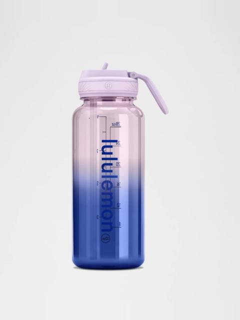 lululemon Back to Life Clear Bottle 32oz *Straw Lid