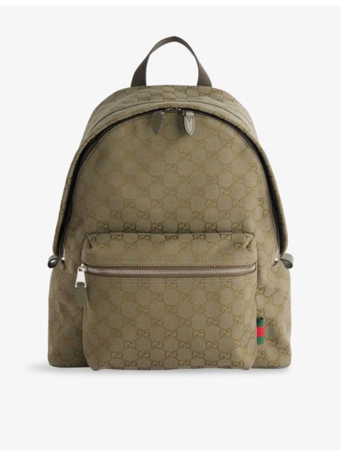GUCCI GG-Monogram Medium Canvas Backpack