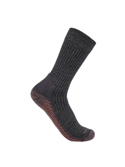 Carhartt Women's Carhartt Force® Grid Midweight Merino Wool Blend Crew Sock