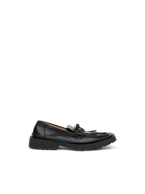 Maison Margiela fringed leather loafers