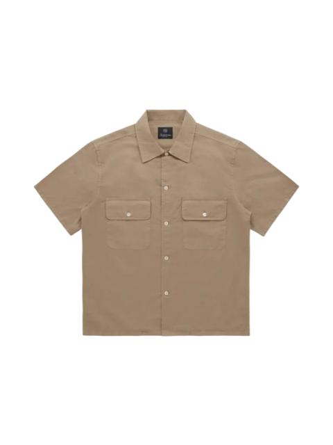 Knickerbocker Mar Cotton & Linen Short Sleeve Shirt Dune