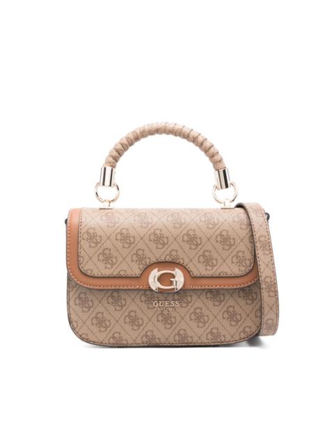 logo-lettering tote bag