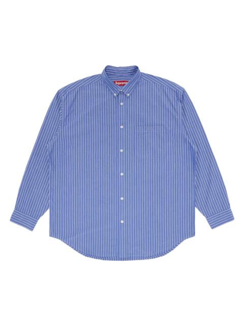 Supreme Supreme Loose Fit Stripe Shirt 'Blue'