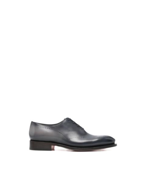Santoni leather oxford shoes