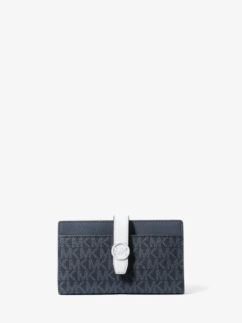 MICHAEL KORS Greenwich Medium Signature Logo Wallet