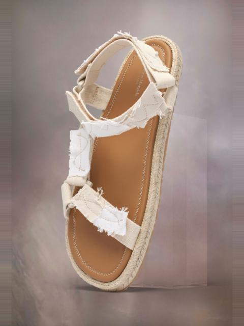 Maison Margiela Patchwork canvas hiking sandals | REVERSIBLE