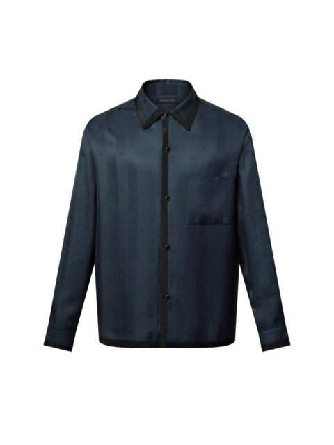 Louis Vuitton Monogram Silk Blend Pajama Shirt