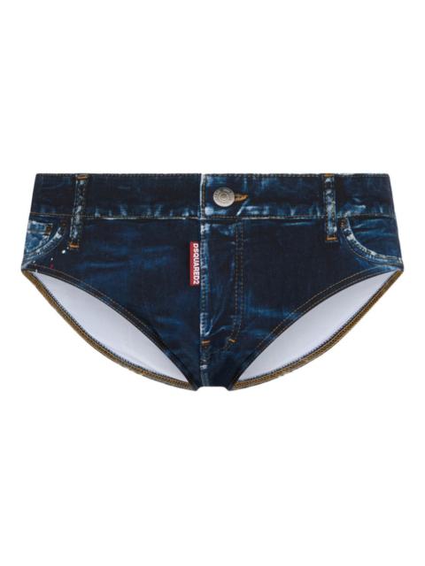 DSQUARED2 logo-detail swim trunks
