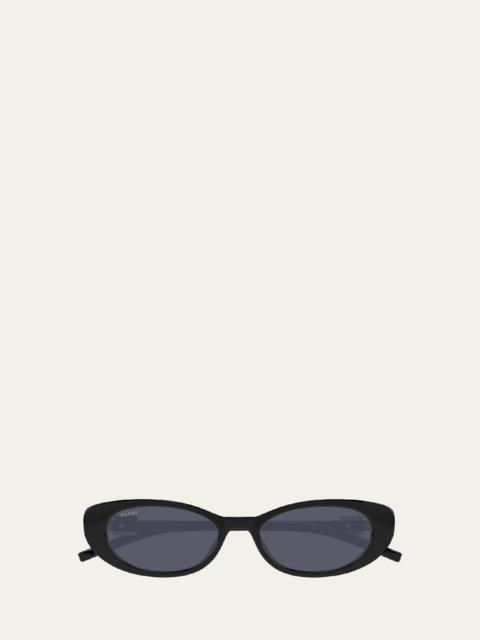 Plastic Cat-Eye Sunglasses