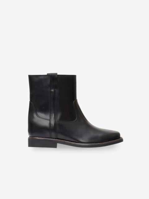 ISABEL MARANT Leather Donatee Ankle Boots