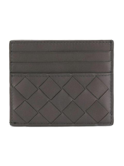 Bottega Veneta Bottega Veneta Intrecciato Weave Cardholder Black