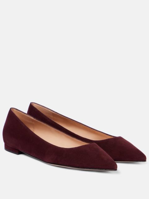 Gianvito Rossi Gianvito suede ballet flats
