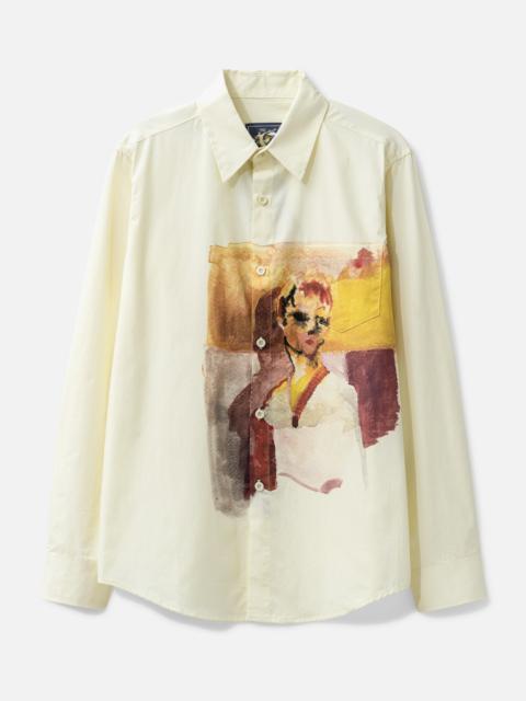 KidSuper GIRL PAINTING BUTTON UP SHIRT