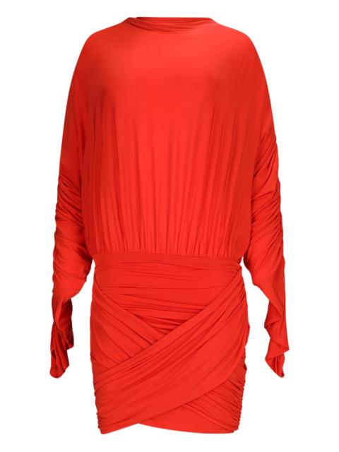 MAGDA BUTRYM long-sleeve ruched mini dress