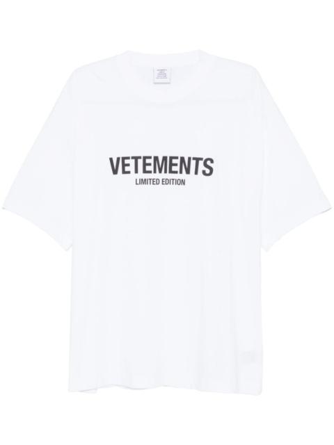 VETEMENTS Limited Edition T-shirt