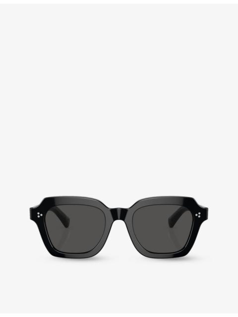 Oliver Peoples OV5526SU Kienna square-frame acetate sunglasses