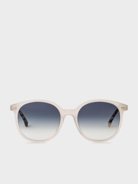 Paul Smith Opal White 'Finch' Sunglasses