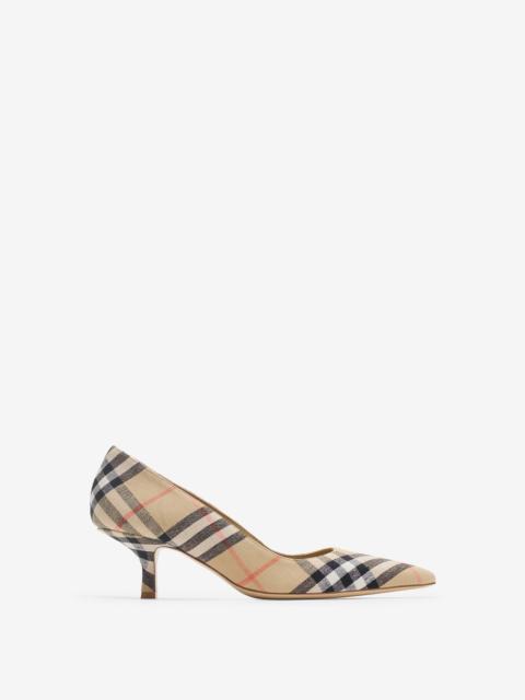 Burberry Check Dame Pumps​