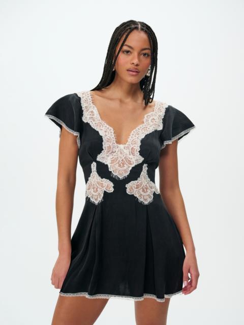For Love & Lemons Luna Rose Mini Dress