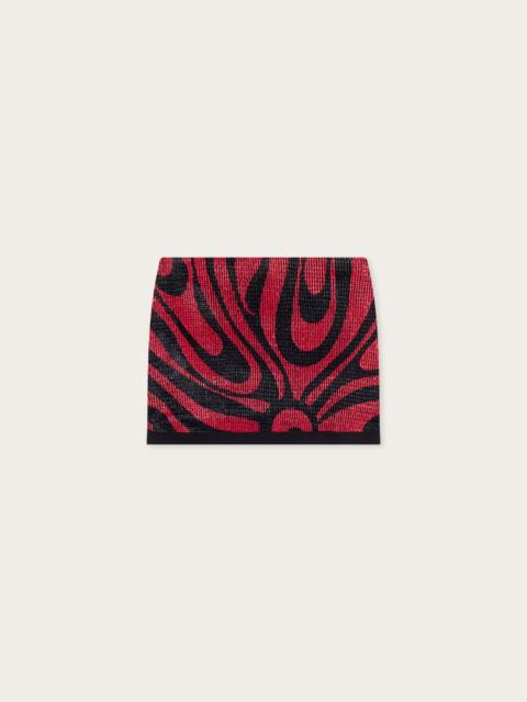 PUCCI RAFIA WRAP SKIRT