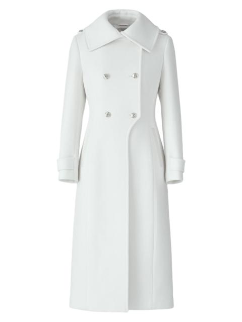 MACKAGE Women's Elodie Double-Breasted Wool Coat - Cream