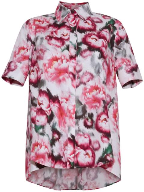 ADAM LIPPES Trapeze floral-print shirt