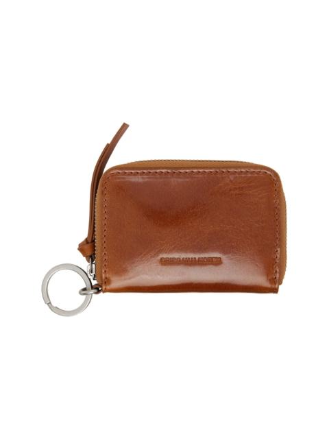 Dries Van Noten Brown Zip Wallet
