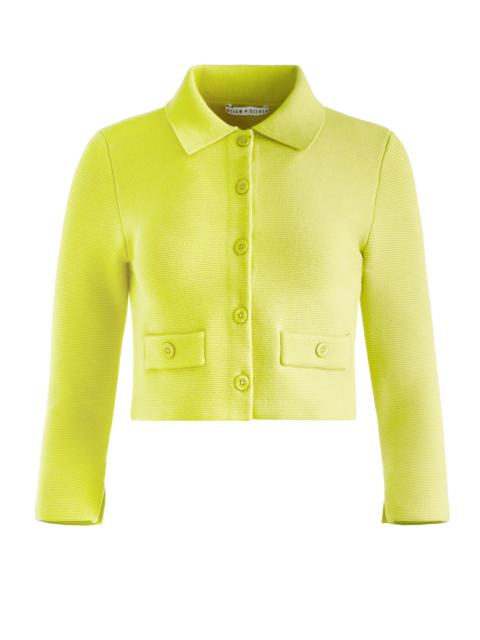 Alice + Olivia ILA COLLARED KNIT JACKET