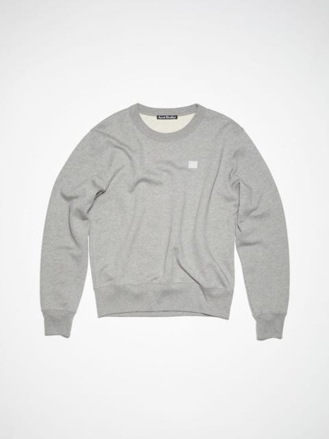 Crew neck sweater - Regular fit - Light Grey Melange