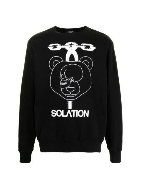 Solation-print sweatshirt