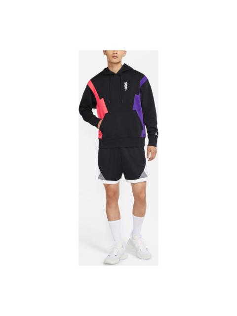 Jordan Air Jordan Dri-FIT Zion Splicing Contrasting Colors Printing Knit Quick Dry Black DH0583-011