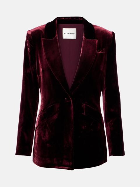 ROLAND MOURET Velvet blazer