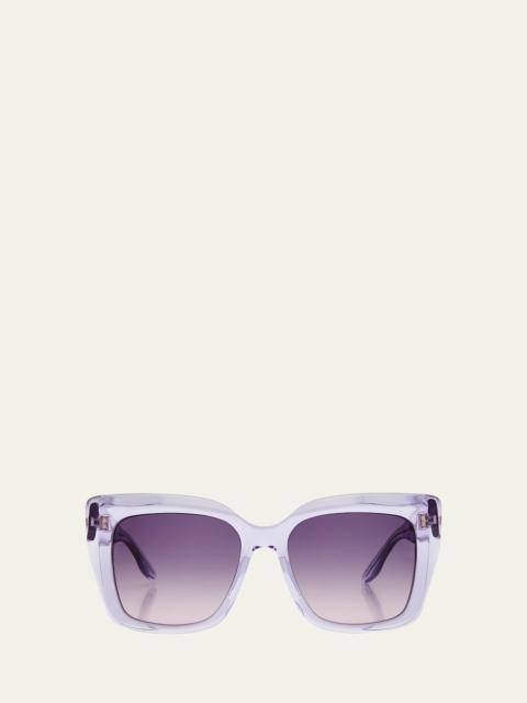 BARTON PERREIRA Devine Square Acetate & Titanium Sunglasses