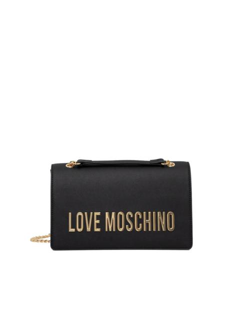 Moschino logo-lettering shoulder bag