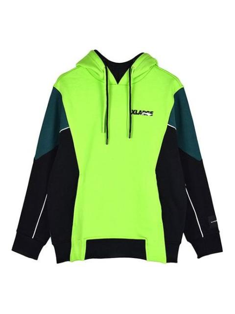Li-Ning Li-Ning x XLARGE Crossover Casual Sports Fleece Lined Black Green AWDND39-2