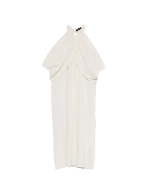 ELEH halterneck draped top