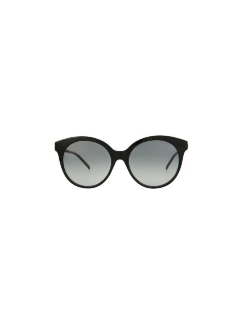 Gucci Round Sunglasses 'Black/Gold/Grey'