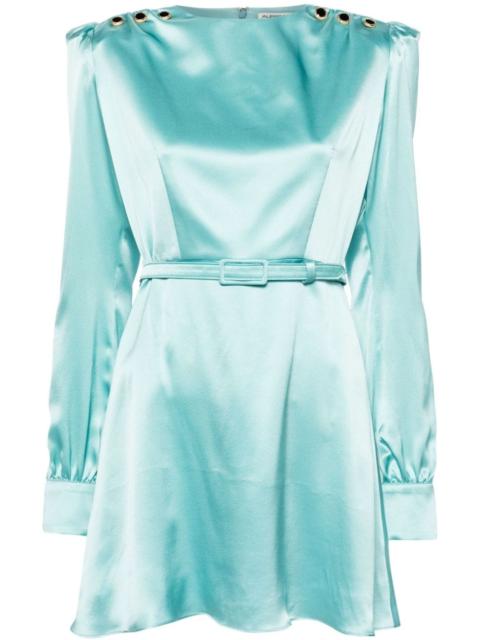 Alessandra Rich belted silk minidress