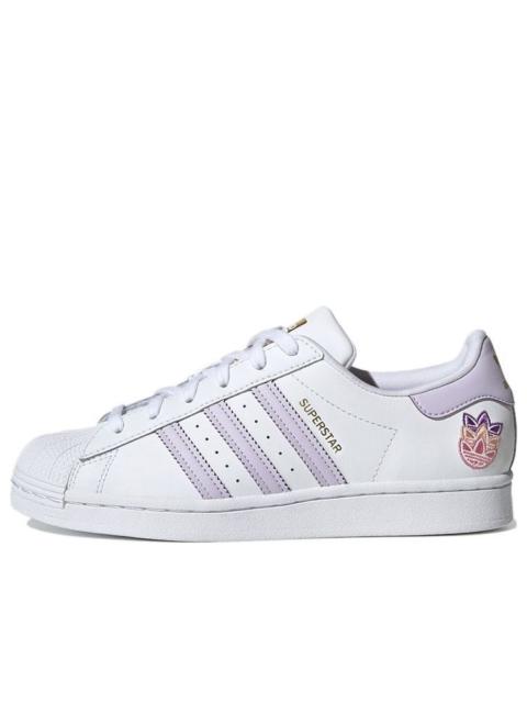 adidas adidas Superstar Trefoil 화이트 퍼플 힌트 (W)