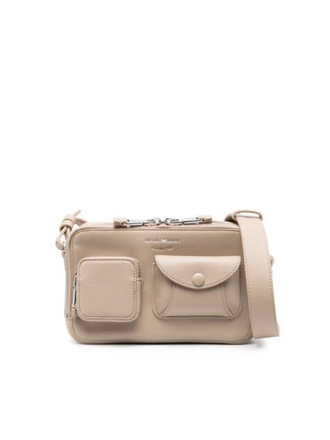 EMPORIO ARMANI zip-around utility shoulder bag