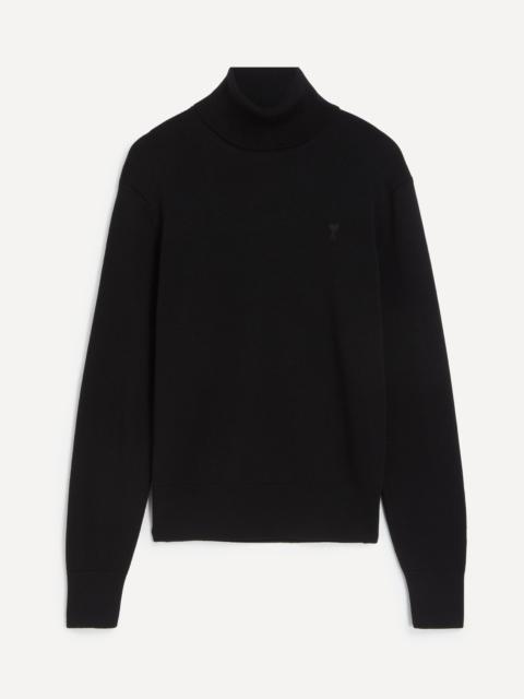 Black Ami de Coeur Turtle-Neck Jumper