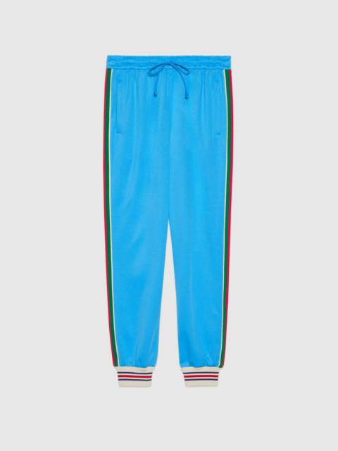 Technical jersey jogging pant with Web