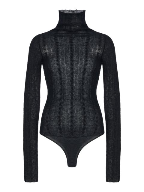 HAIKURE Margie Turtleneck Wool-Blend Bodysuit