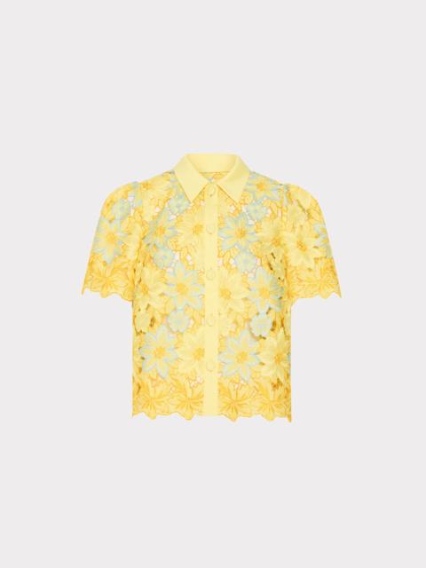 MILLY Addison Lace Top