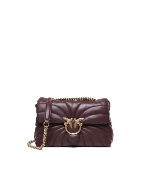 logo-buckle shoulder bag