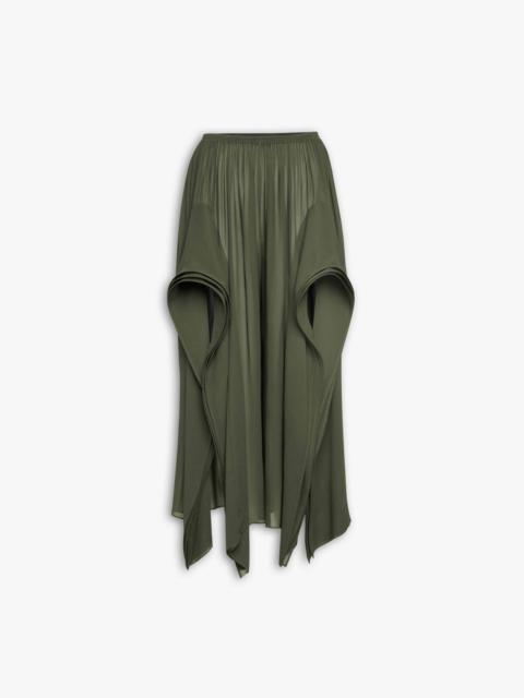 Alaïa Sheer Peplum Pants | neimanmarcus | REVERSIBLE
