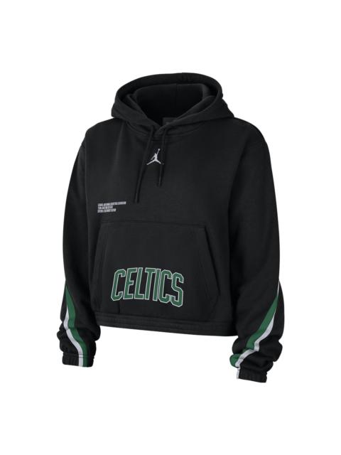 Jordan (WMNS) Air Jordan x NBA Boston Celtics Courtside Hoodie 'Black' DO0150-010