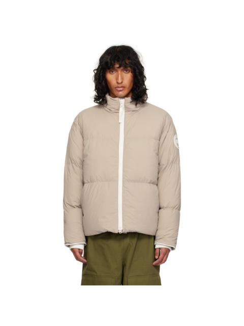 Canada Goose Beige Lawrence Puffer Down Jacket