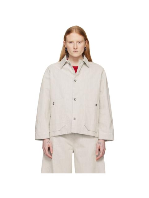 HENRIK VIBSKOV Off-White Delivery Denim Jacket