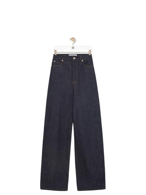 Loewe High waisted jeans in denim